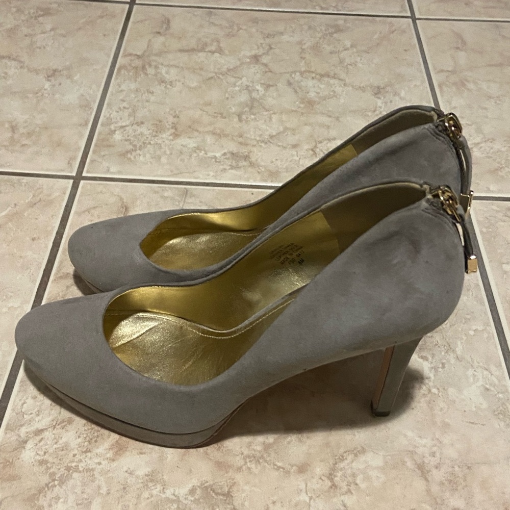 Joan and David Suede Pumps - Picture 2 of 5